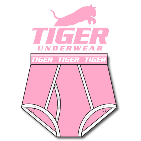 Tiger Underwear Boys All Pink Double Seat Brief