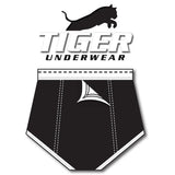 Men's Black/Black Dash Training Brief - Tiger Underwear