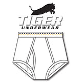 Boys Gold and Black Dash Double Seat Brief - Tiger Underwear
