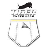 Mens Gold and Black Line Training Brief - Tiger Underwear