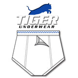 Men's Double Blue Dash Training Brief - Tiger Underwear