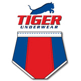 Men's America Double Seat Brief - Tiger Underwear