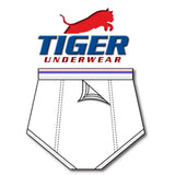 Mens Red and Blue Line Training Brief - Tiger Underwear